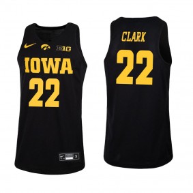 Iowa Hawkeyes Caitlin Clark Black Replica College Women's Basketball Jersey